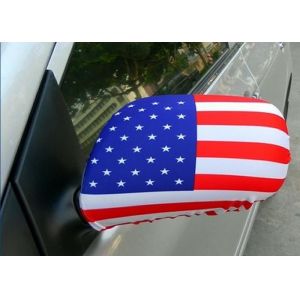 Buy cheap National Flag Rear Mirror Cover / Durable Colorful Auto Side Mirror Covers from wholesalers