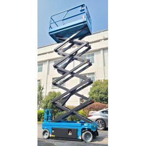 Buy cheap Mobile Elevating Work Platform And Scissor Lift 14 M With Load Capacity 320kg from wholesalers