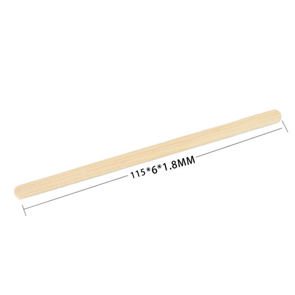 JFB Bulk Bamboo Stir Sticks Tea Stirring With Round Head