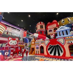 Custom Indoor Playground for Kids Ages 3-12 with Safety Features