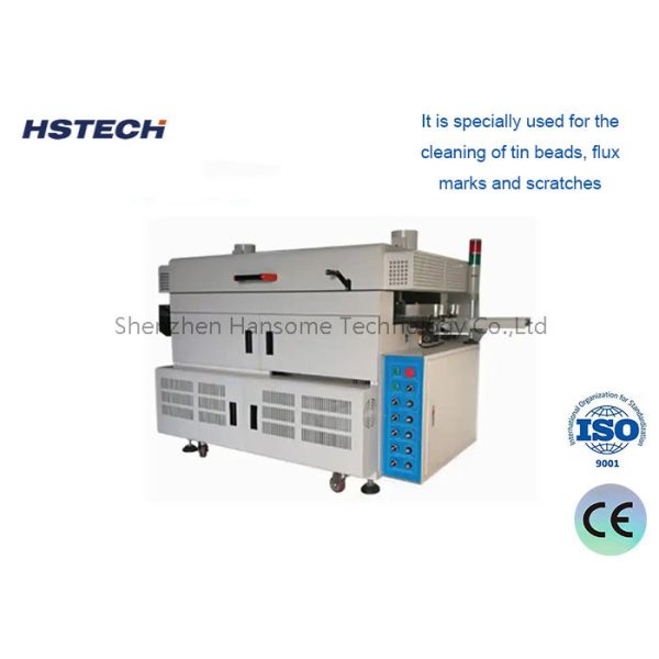 Automatic Cleaning Solvent Coating System For PCB Surface With Roller And Disc