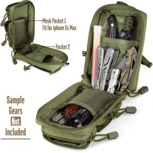 Buy cheap Tactical Molle Utility Pouch, EDC Tool Pouch Tactical Phone Pouches Mini Waist Pouches Medical EDC IFAK Pack Design from wholesalers