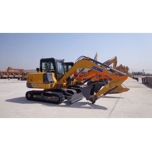 Buy cheap XE60D Light Duty Excavator , Hydraulic Crawler Excavator With 6T Operate Weight from wholesalers