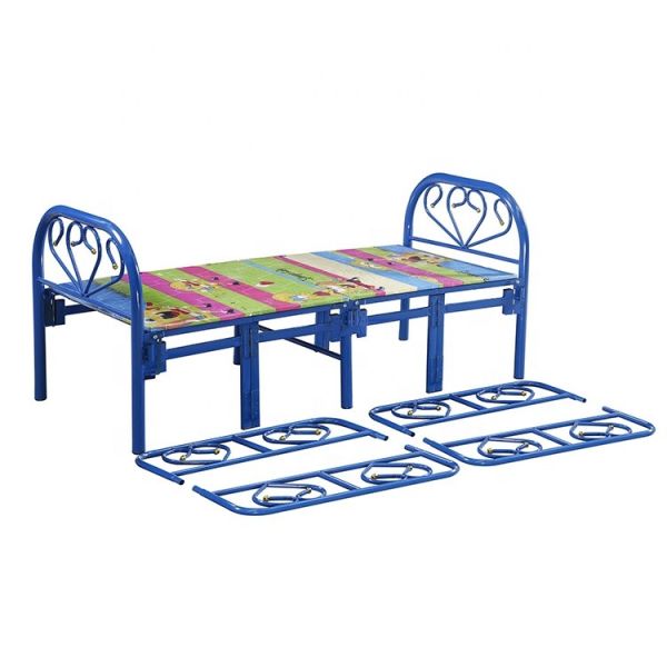 Quality Muchn Arc Design Iron Mesh Metal Single Bed for sale