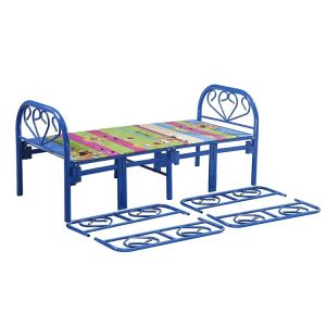 Buy cheap Muchn Arc Design Iron Mesh Metal Single Bed from wholesalers