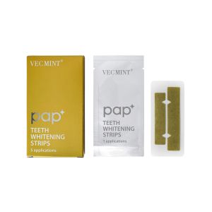 VECMINT pap* Advanced Teeth Whitening Strips - A Pack of 5 Applications Long -