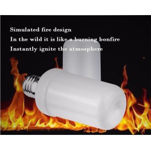 Buy cheap led flame bulb E27 flash fire lighting 3 lighting model from wholesalers