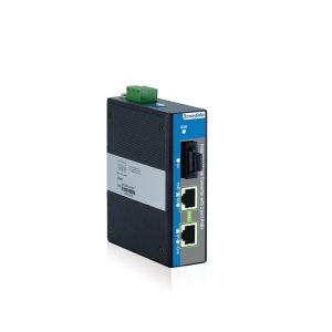 Unmanaged Industrial PoE Media Converter , Full Gigabit Ethernet Poe Switch