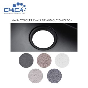 China Single Bowl Under Mount Granite Kitchen Sink Granite Composite Kitchen For RV on sale