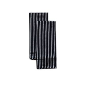 Buy cheap Black Cotton Kitchen Towel with White Strip , Black product
