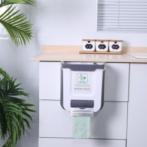 Buy cheap New Product Hanging Garbage Can Kitchen Cabinet Wall Mounted Folding Waste Bin from wholesalers