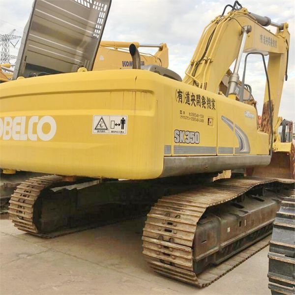 Good Condition SK350-8 35 Ton Used Excavator from Japan with Original Hydraulic Valve