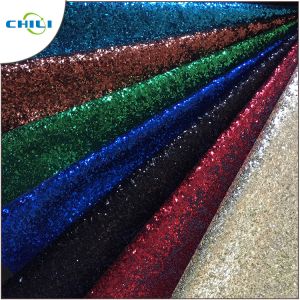 Buy cheap Garment Glitter Leather Fabric Customized Color Size Elegant For Handbags from wholesalers