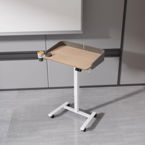 Buy cheap Rolling Standing Desk Powered By Battery Pack Middle Mounted product