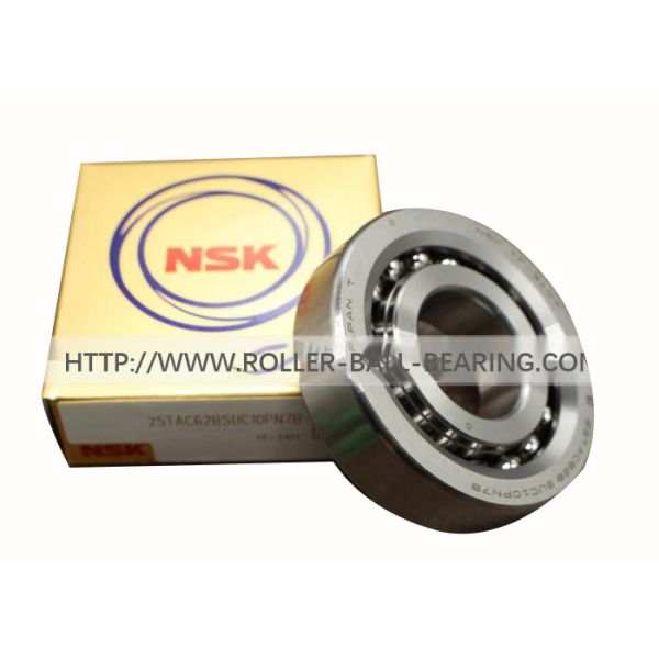 Quality Ball Screw Support Angular Contact Ball Bearing 25TAC62BSUC10PN7B 25x62x15mm for sale