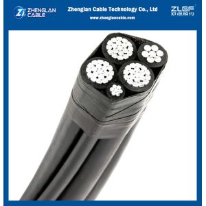 Buy cheap AL/XLPE Insulation Low Voltage Aerial Bundle Conductor ABC Cable 3x25 54.6 16mm2 NFC 33-209 for B2B Purchasing from wholesalers