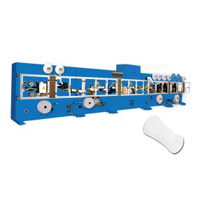 Buy cheap 0.8Mpa 300pcs/Minute Semi Automatic Sanitary Napkin Machine from wholesalers