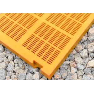 High Tension Vibrating Screen Mesh Pu Modular Strong Wear Resistance