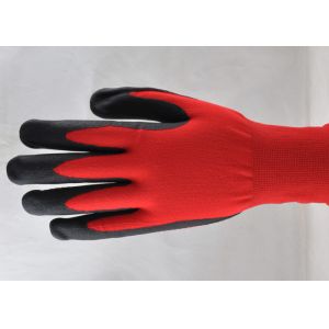 Buy cheap Nitrile Dots Style Safety Work Gloves 95% Nylon Material Excellent Dexterity from wholesalers