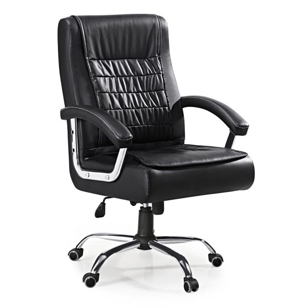 Quality Luxury Wide Revolving Executive Office Chair With Arm Cool Style Fire Resistant for sale