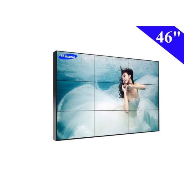 Quality HD Display 3x3 LCD DID video wall 46 inch 5.3mm seamless tv wall With Samsung for sale