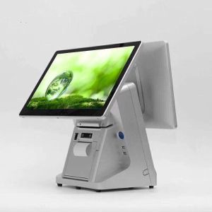 Buy cheap Intel Atom D525 Industrial Touch POS Terminal With 15" And 12" Dual Screens from wholesalers