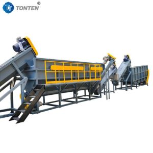 Plastic PET Bottle Recycling Plant Plastic Label Remover Crusher Machine