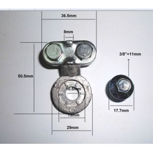 Buy cheap Lead Plated Outdoor Car Accessories  Automotive Battery Terminals With Zinc Side from wholesalers