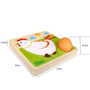 Buy cheap 3D Chicken Growth Process Wooden Multi Layer Puzzle from wholesalers