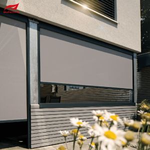 Buy cheap High Openness Factor Zip Track Blinds in Dark Grey / White / Custom Made Colour 5% 10% 30% 100% Max Size 6 M Width from wholesalers
