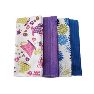 Buy cheap All Polyester Absorbent Dining Cloths  Microfiber Tea Towel from wholesalers