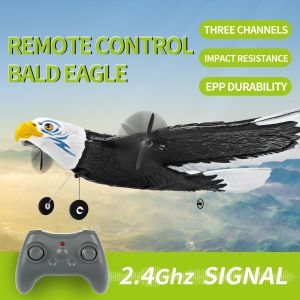 Buy cheap Features RTF 3ch Epp Foam Rc Simulation Wingspan Bald Eagle 2.4g Rc Glider Airplane Toys with 14 Years up Age Range from wholesalers
