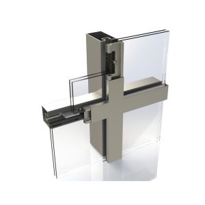 Buy cheap Wind Resistant Steel Curtain Wall Industrial Fire Resistant Curtain Wall from wholesalers