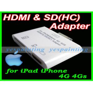 Buy cheap Portable Lightweight  Video / Audio Transmits Adapter To HD TV / HDMI For IPhone 4GS from wholesalers