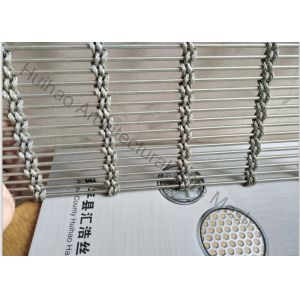 Buy cheap Exterior Wall Cladding Metal Mesh , Stainless Steel Cables Mesh Sunshades Screen from wholesalers
