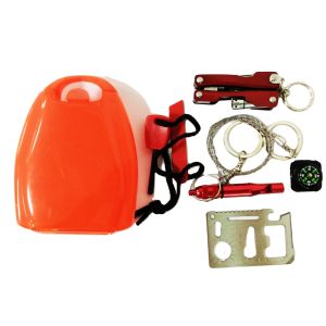 China 2020 new arrival first aid pocket kit D18 camping hiking survival kit on sale