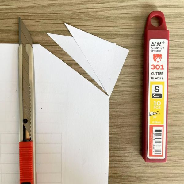 Precise Art Design Small Cutter Blade with 30° Tip Angle Degrees and Precise