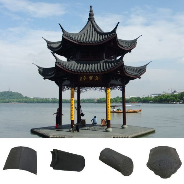 Buy cheap Building Material Sculpture Patterns Japanese Style Roof Tiles Anti Frost from wholesalers
