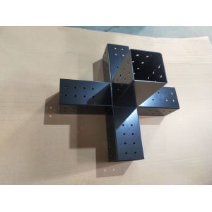 Buy cheap Steel 3-Way Pergola DIY Corner Bracket kit for 4x4 Wooden Beams for Gazebos, Patio Pergolas, Sheds from wholesalers