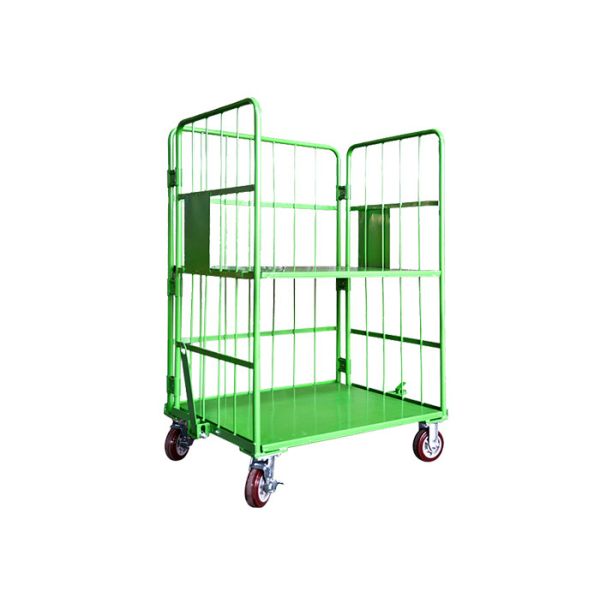 Nestable Demountable Roll Pallets For Hospital Logistics