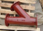 Buy cheap Class PN10 PN16 PN25 Ductile Iron Fittings All flange Tee with 45 angle branch from wholesalers