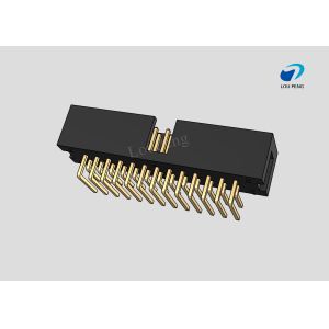 Buy cheap IDC Header connector, PCB Mount Receptacle, Board-to-Board, 2x13 Position, 1.27mm Pitch, Gold Flash, Right angle，DIP from wholesalers