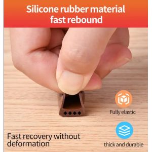 Buy cheap Extruded Custom E Type Oven Door Silicone Seal Strip for High Temperature Resistance from wholesalers