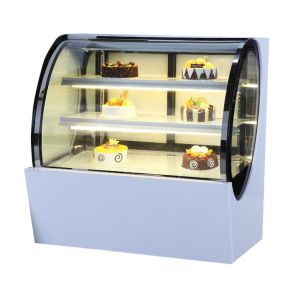 Buy cheap Artificial Marble Refrigerated Cake Display Showcase secop compressor with R404 gas from wholesalers