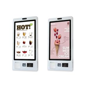 Buy cheap 27 Inch Wall Mounted Capacitive Self Service Ordering Kiosk from wholesalers