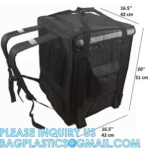 Buy cheap Thermal Food Delivery Backpack w/Cup Holders Insulated Pizza Delivery Bag Mesh product