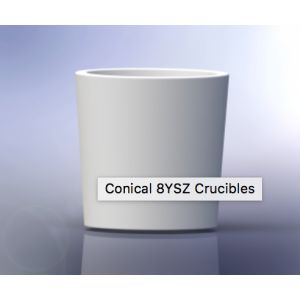 Buy cheap Fully Yttria Stabilized Technical Ceramic Parts 8YSZ Zirconia Crucibles Melting Or Sintering from wholesalers