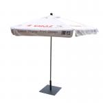 Buy cheap Logo Printed Advertising Beach Umbrellas Aluminum Stainless Steel Pole from wholesalers