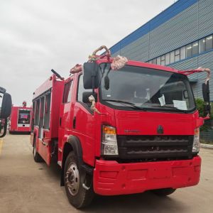 Buy cheap HOWO 5.5CBM Foam Fire Fighting Engine Firefight Truck from wholesalers