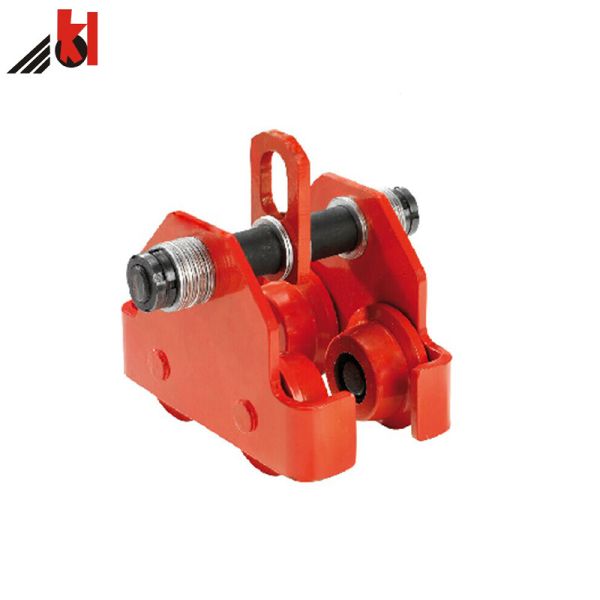 Buy cheap Material Lift Tool Gear I Beam Manual Push Plain Trolley from wholesalers